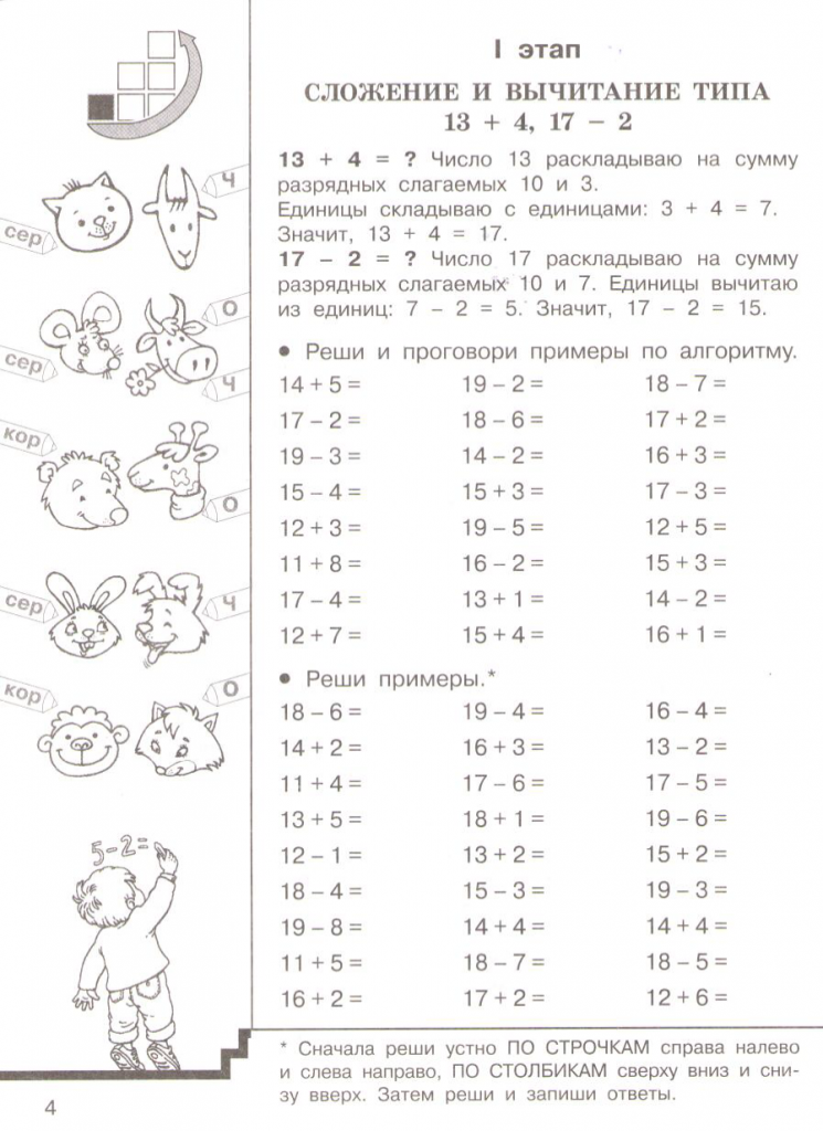 Картинка Устный Счет 2 Класс